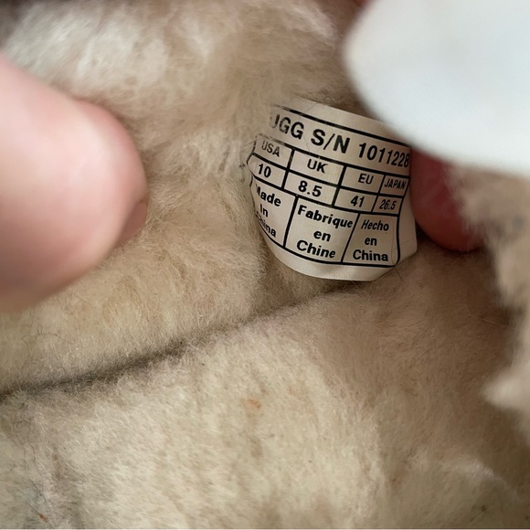 Ugg Australia Dakota Flora Perforated Gray Fur Lined Moccasin Slipper 1011228 10 - Picture 8 of 9